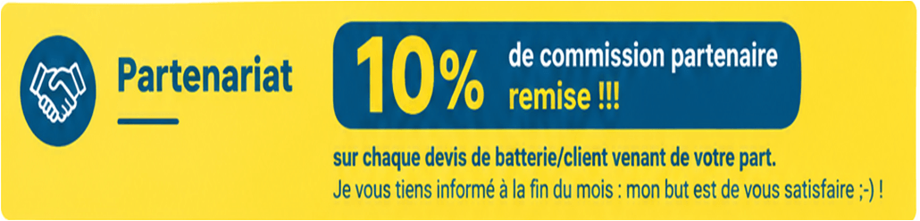 Sign up to benefit from expert advice on the maintenance of your batteries and discover our exclusive offers. Repair and Refurbishment of Batteries Company of repair and refurbishment of electric batteries for vehicles, tools, boilers and other equipment, located in the Lille metropolitan area, also offering the sale of refurbished batteries.