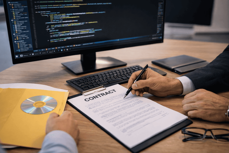 Réversibilité ERP -   Sécurise la propriété du code dès la signature et par dépôt APP