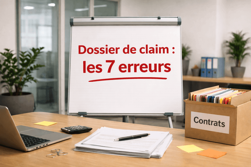 Dossier de claim : les 7 erreurs qui font perdre| Abrennis