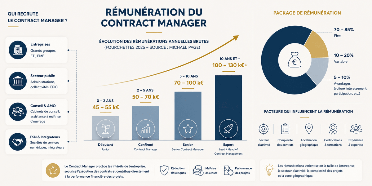 Rémunération du Contract Manager  - Abrennis