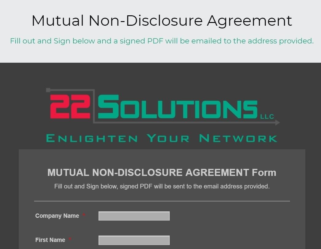 Speak Freely Grab an NDA Between Us Quickly! 