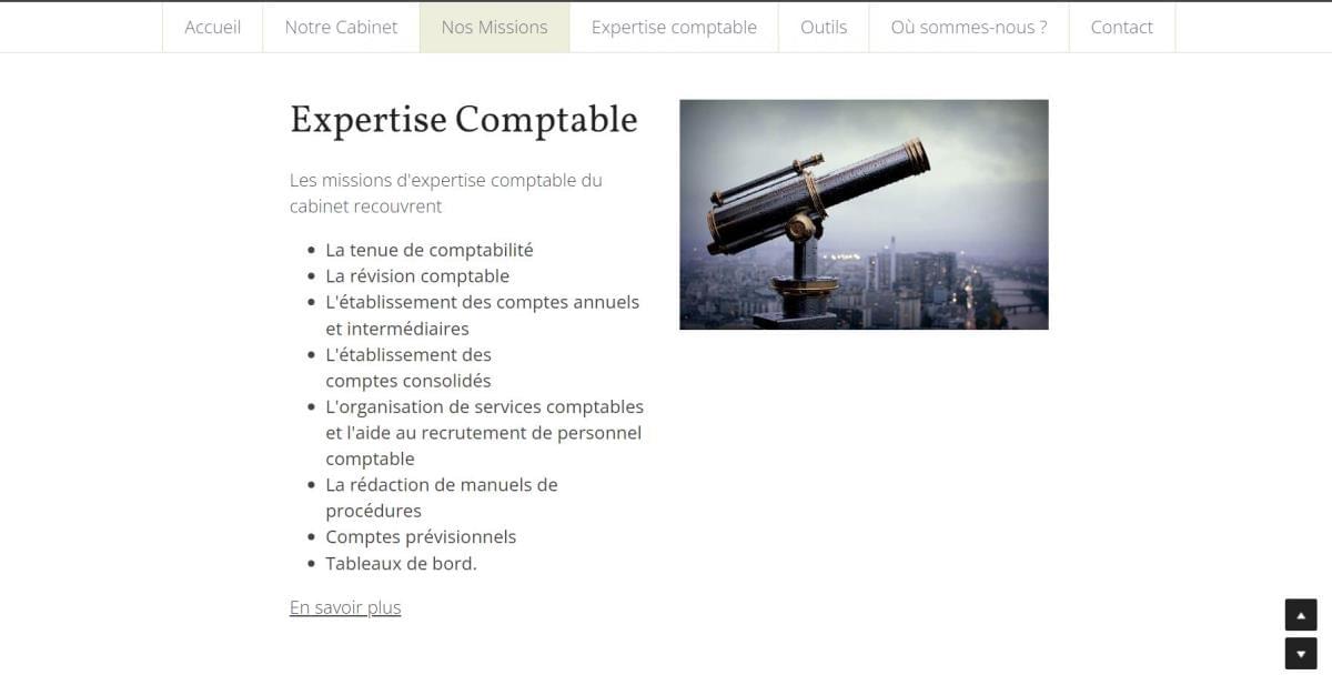 Le site Cabinet Philippe Richard Expertise sur Strikingly