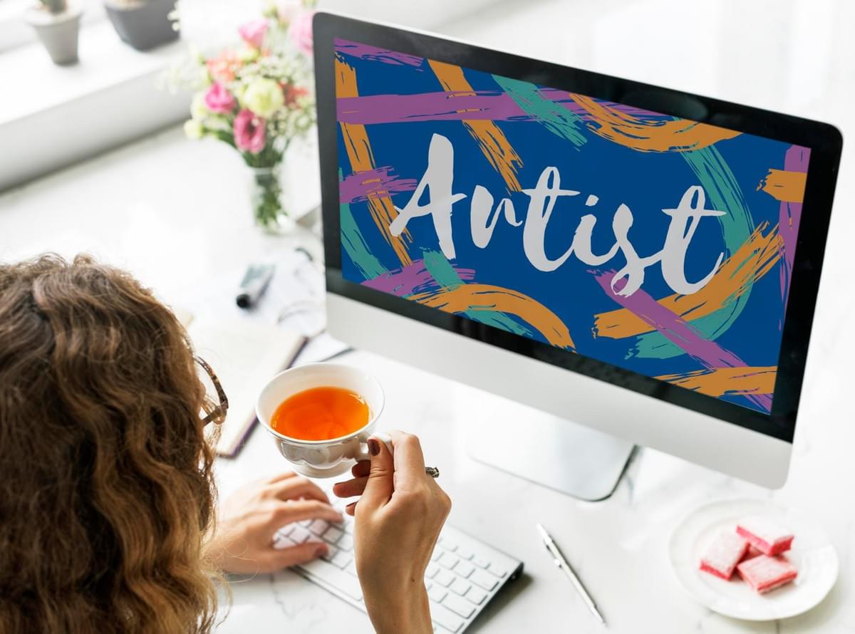 site web de portfolio artistique