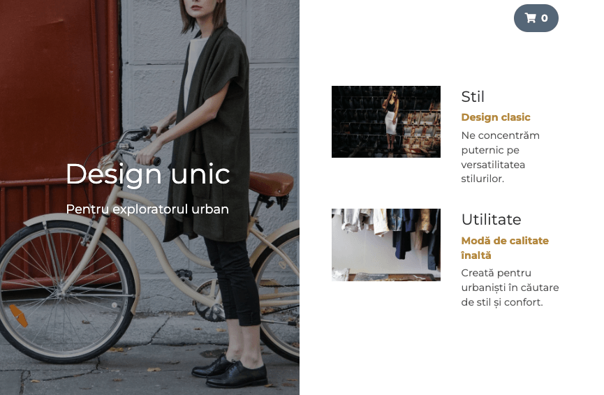 Șablon de magazin Perspective