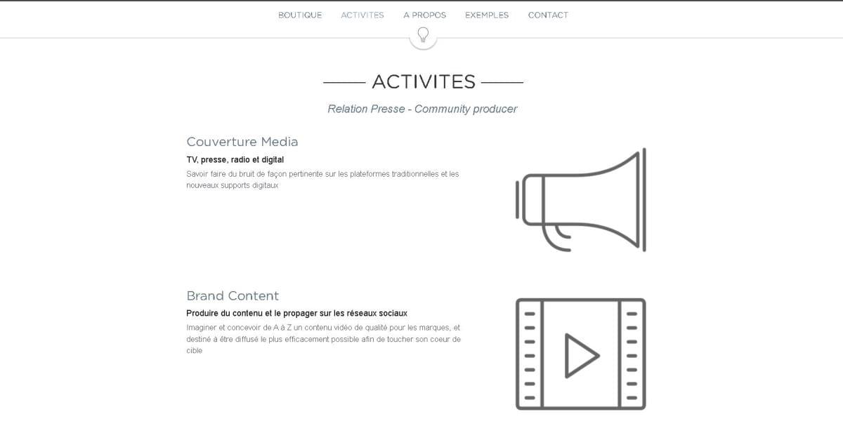 Le site Laurent Granberg Conseil sur Strikingly