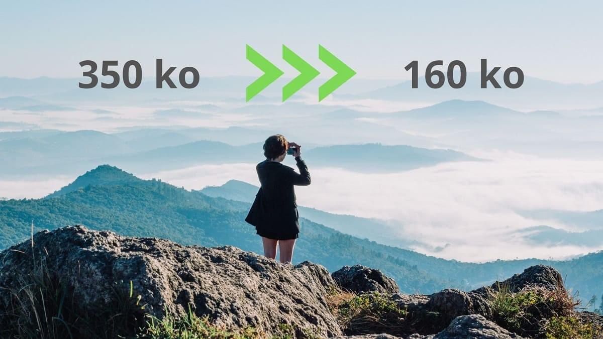 Meilleure taille de l'image du site web