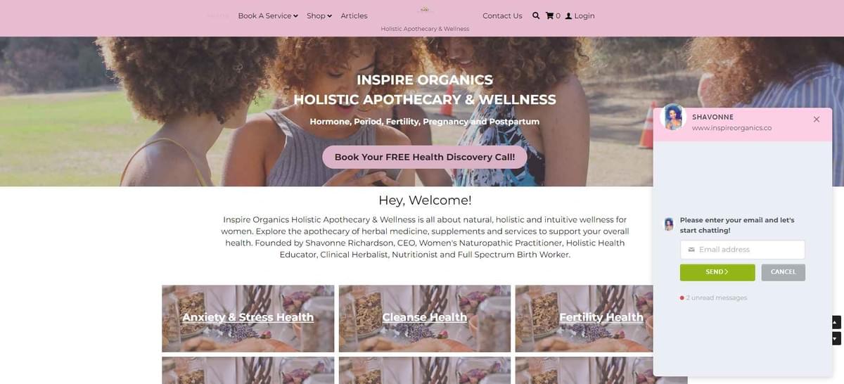 ライブチャット機能を使用する