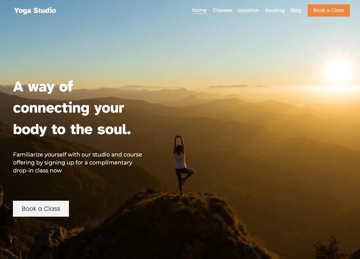 Plantilla de Strikingly