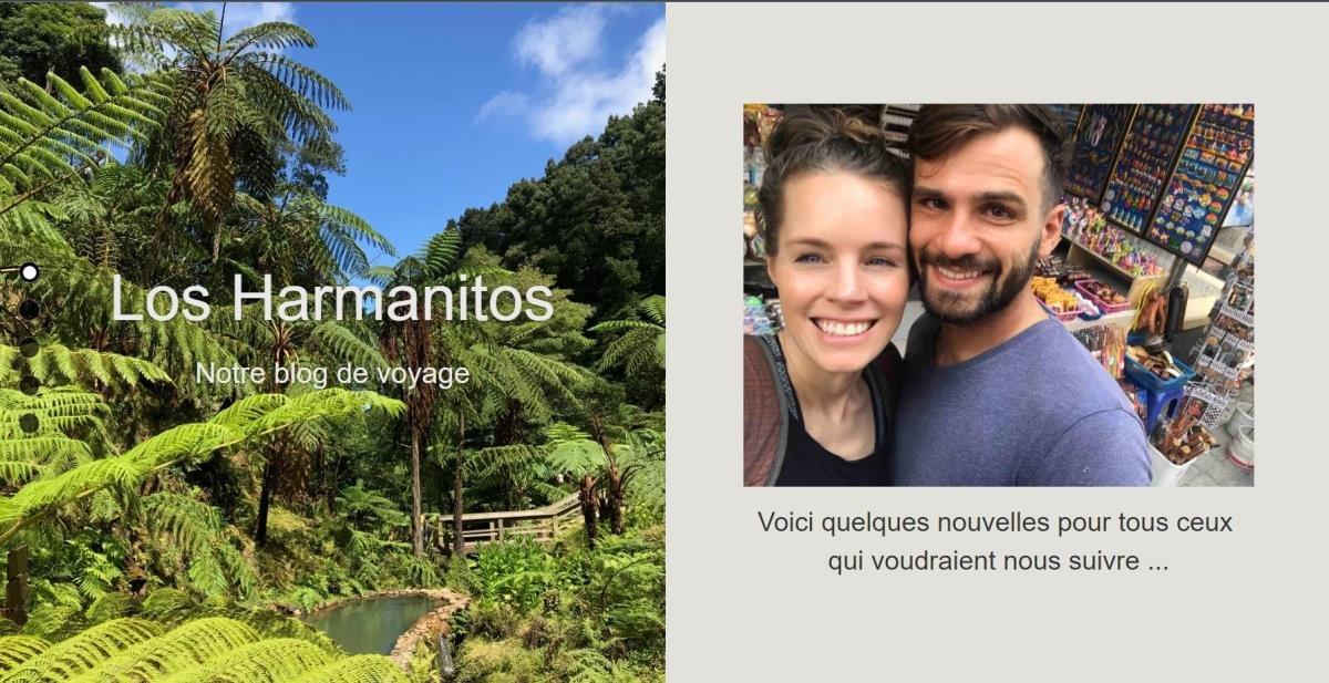 Le site Harmanitos sur Strikingly