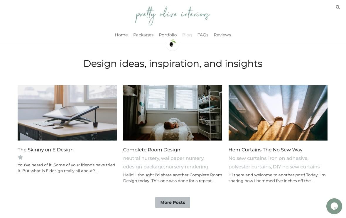 pretty olive website