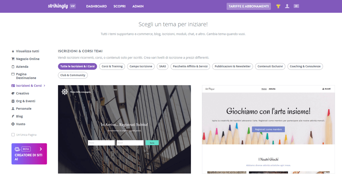 Scegli un modello adatto alle esigenze della tua azienda per la vendita di prodotti digitali