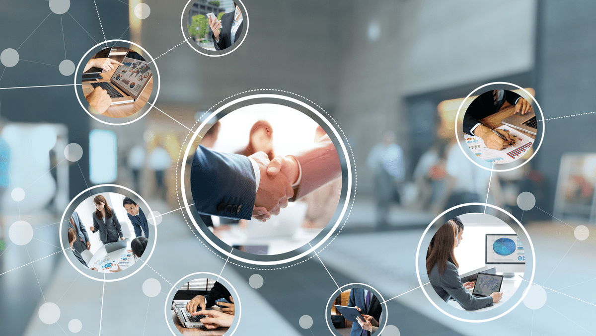 Digital Networking Concept