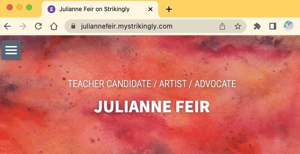 Julianne Feirのウェブサイト