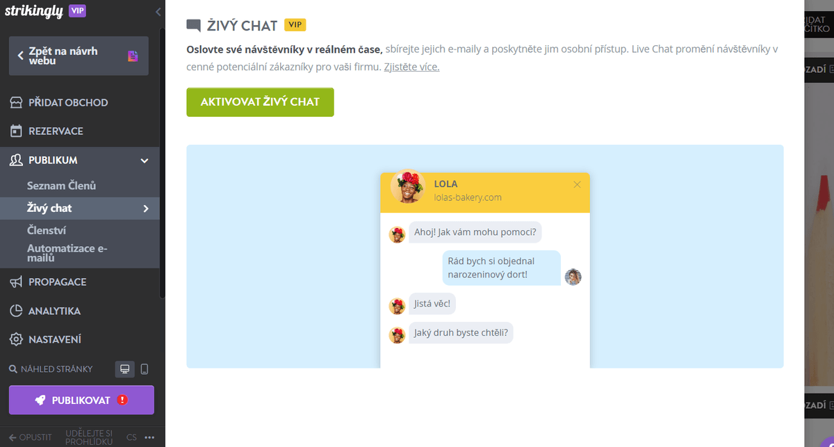 Používání živého chatu pro zpětnou vazbu od zákazníků
