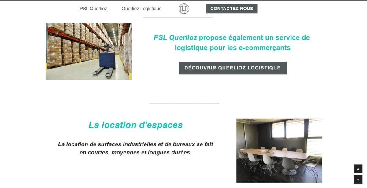 Le site Querlioz sur Strikingly
