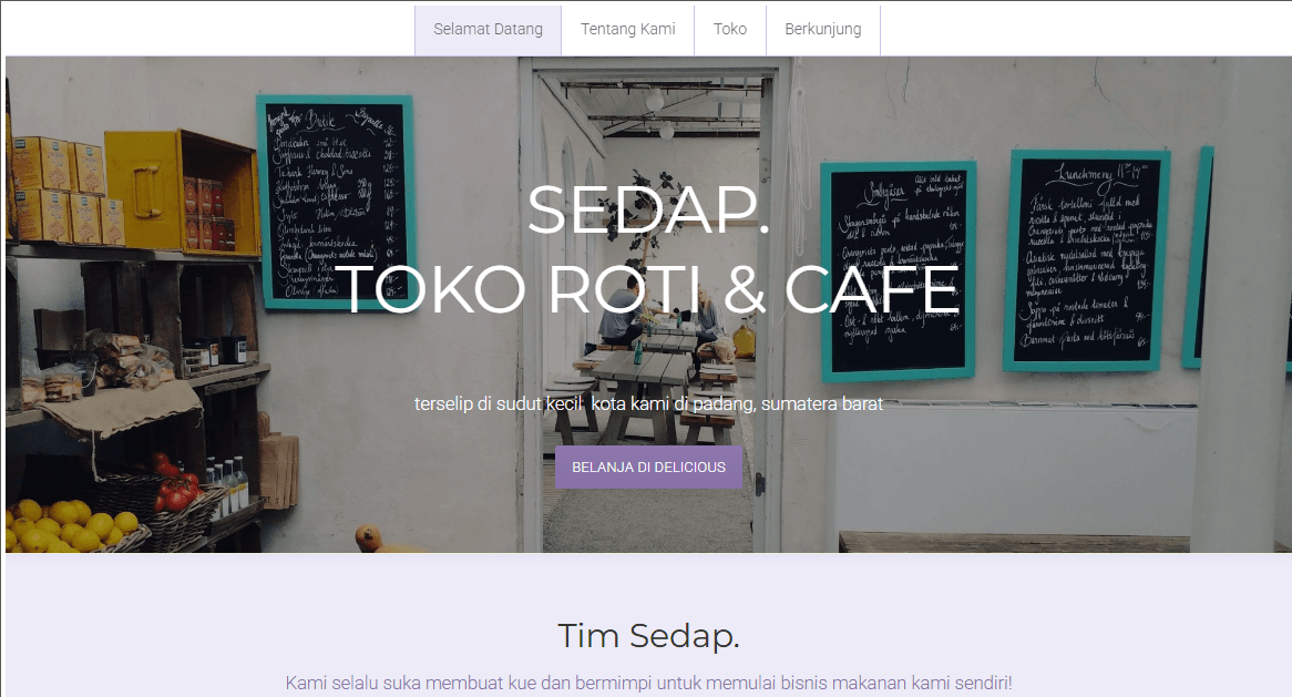 Mencolok - Template Toko Minimal