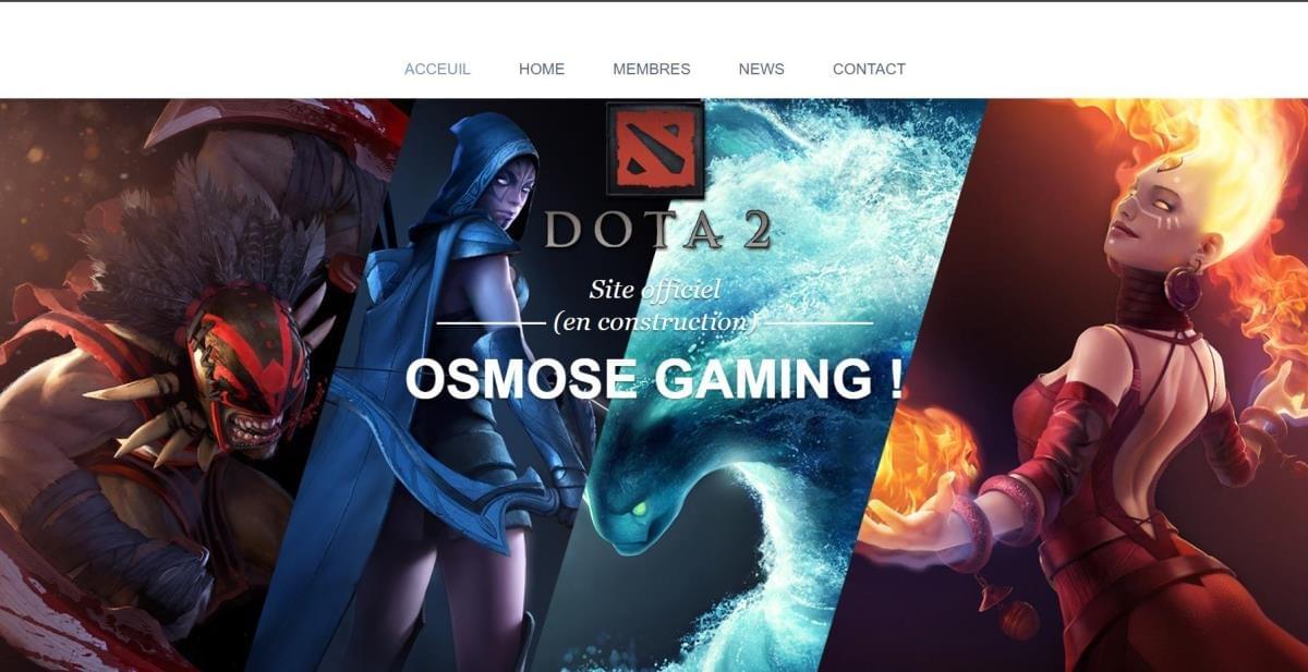 Le site Osmose Gaming Site Officiel sur Strikingly