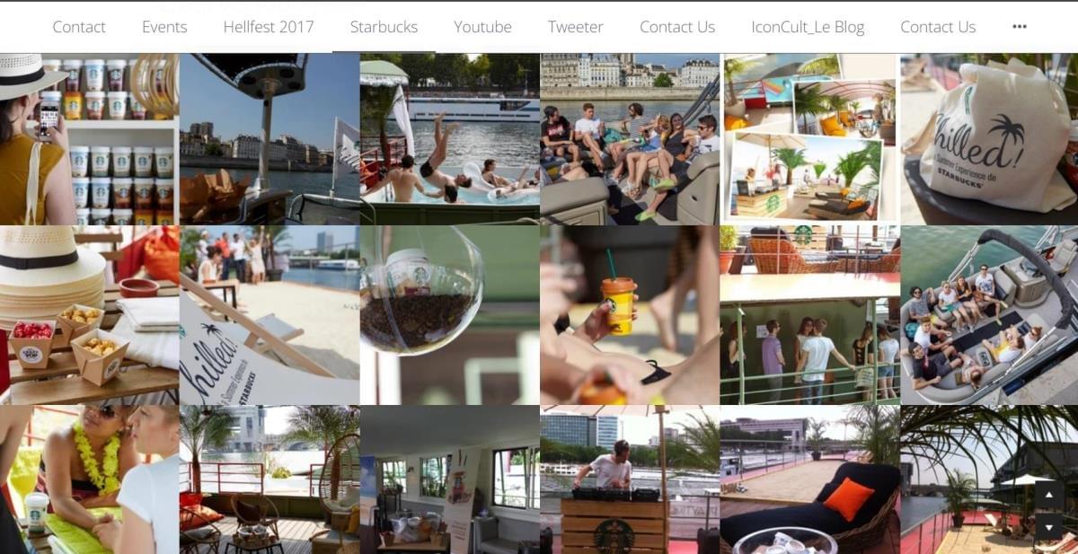 Le site Eric Largeault sur Strikingly