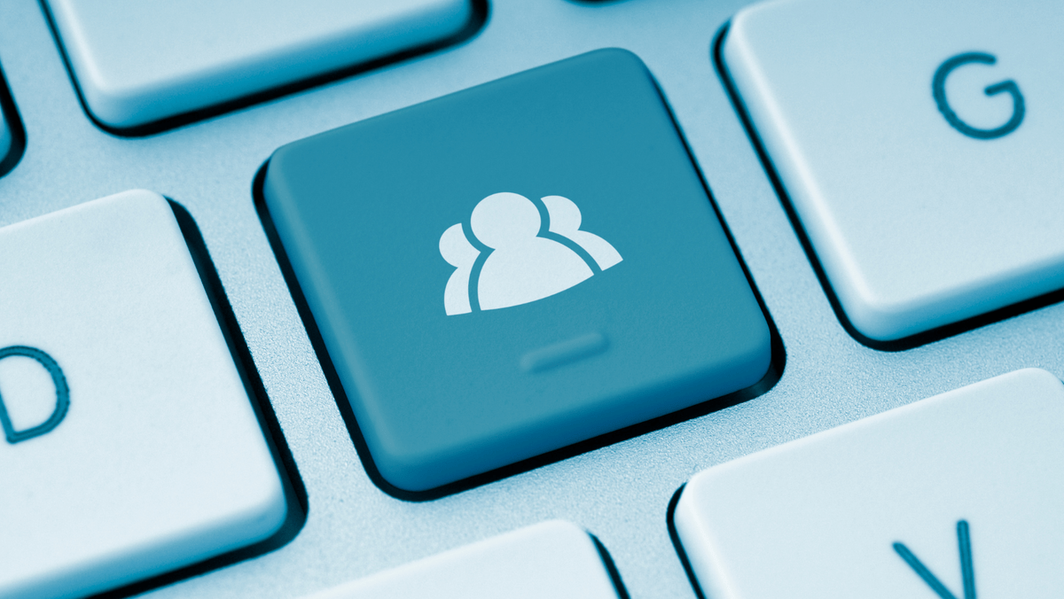 User Icon on Keyboard Key