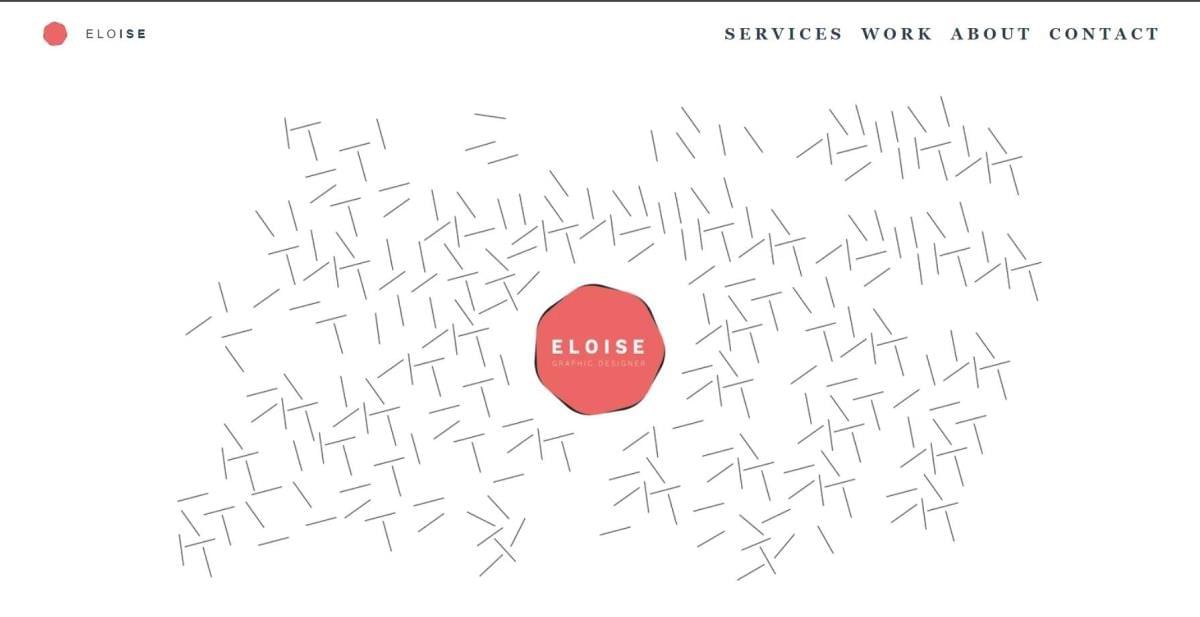 Le site Eloise Grand sur Strikingly