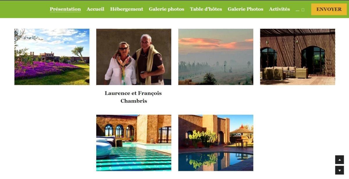 Le site Bains Siloe sur Strikingly