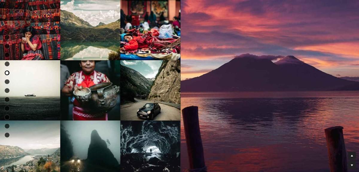 写真家のウェブサイト