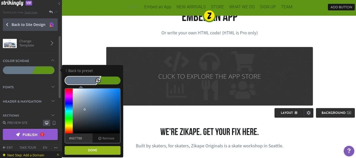 編輯和設計你的線上商務課程網站