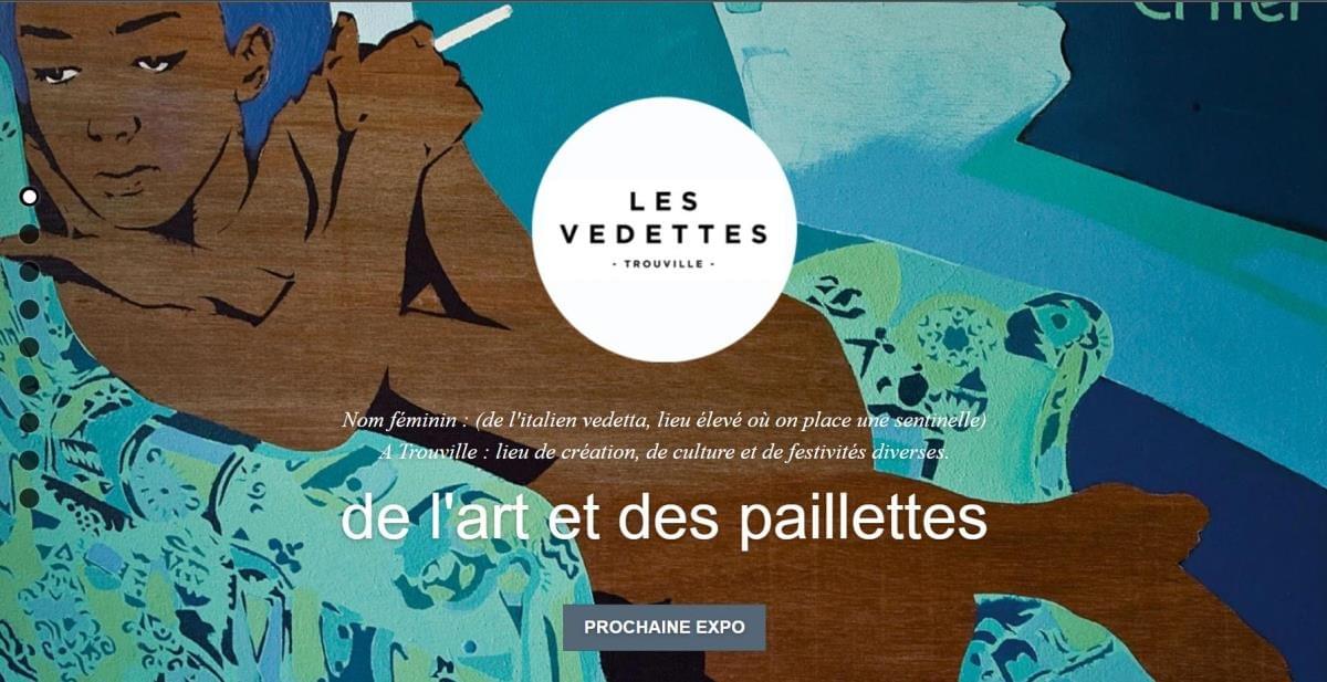 Le site Vedettes sur Strikingly