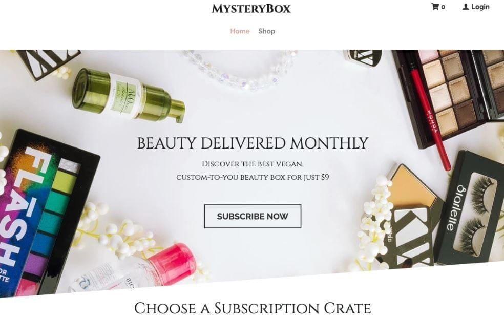 Exemple de site web de maquilleuse sur Strikingly