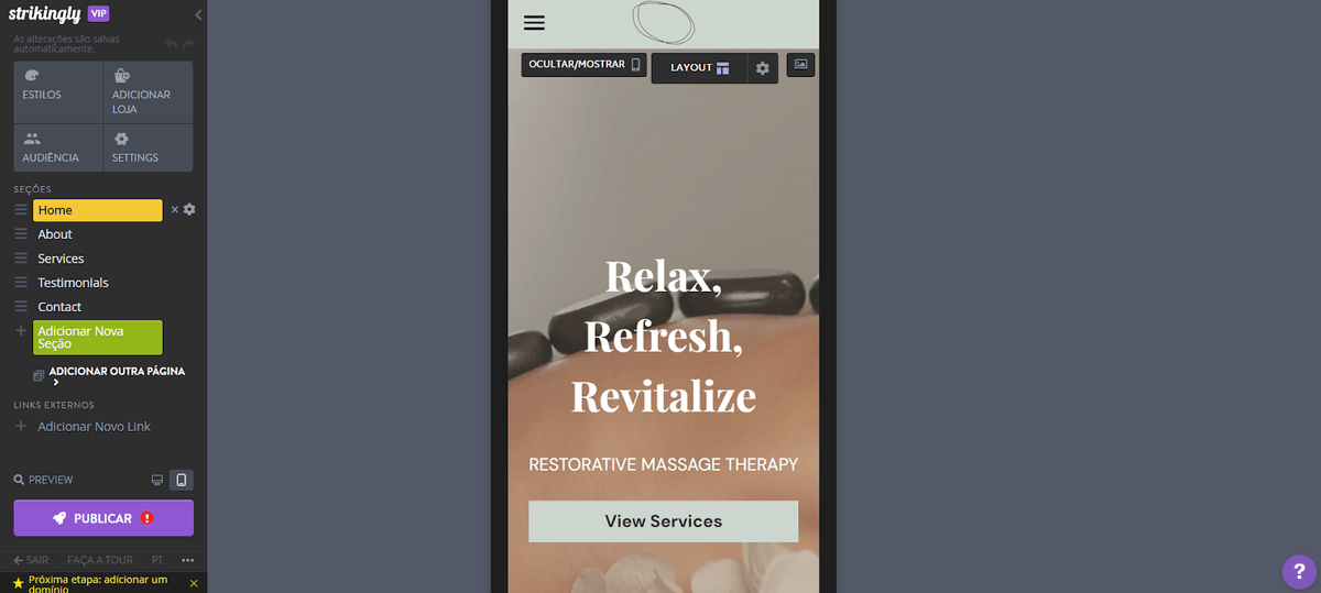Evite o tempo de inatividade do site com os modelos responsivos para dispositivos móveis do Strikingly