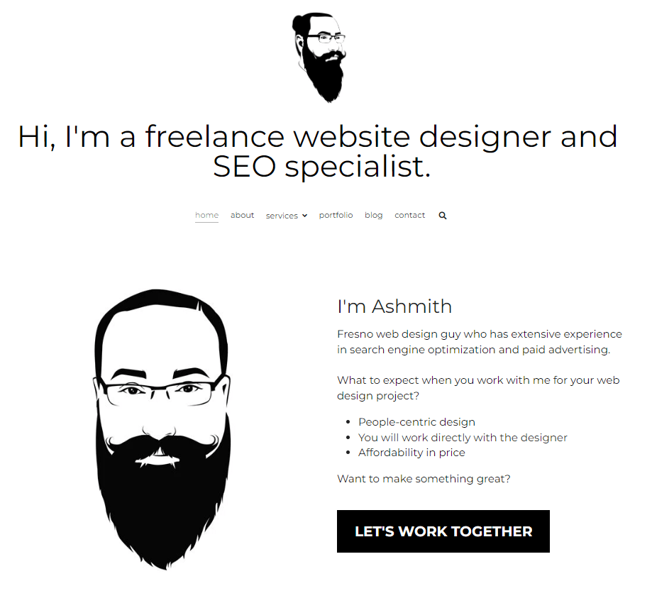 Ashmith 网站的图形