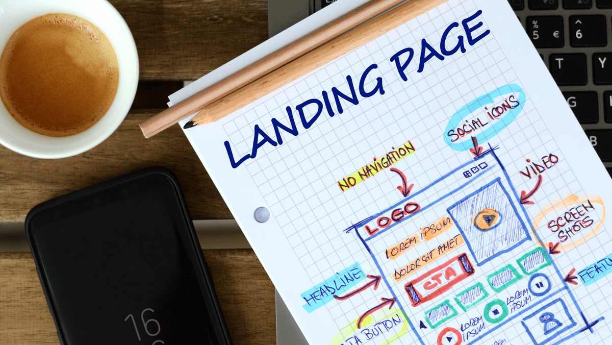 Landing Page SketchBook Plan