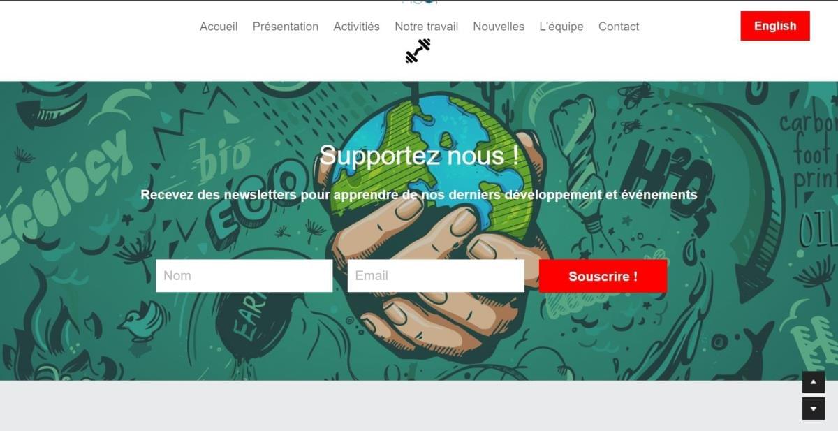 Le site Startup Heol sur Strikingly