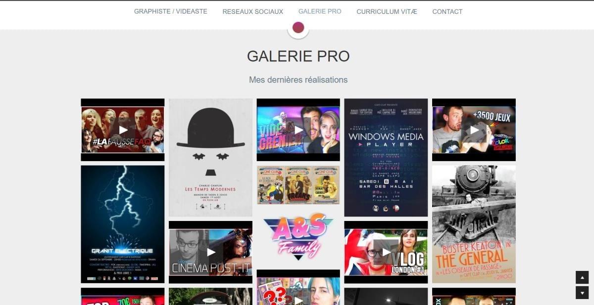 Le site Sarran Infographiste sur Strikingly