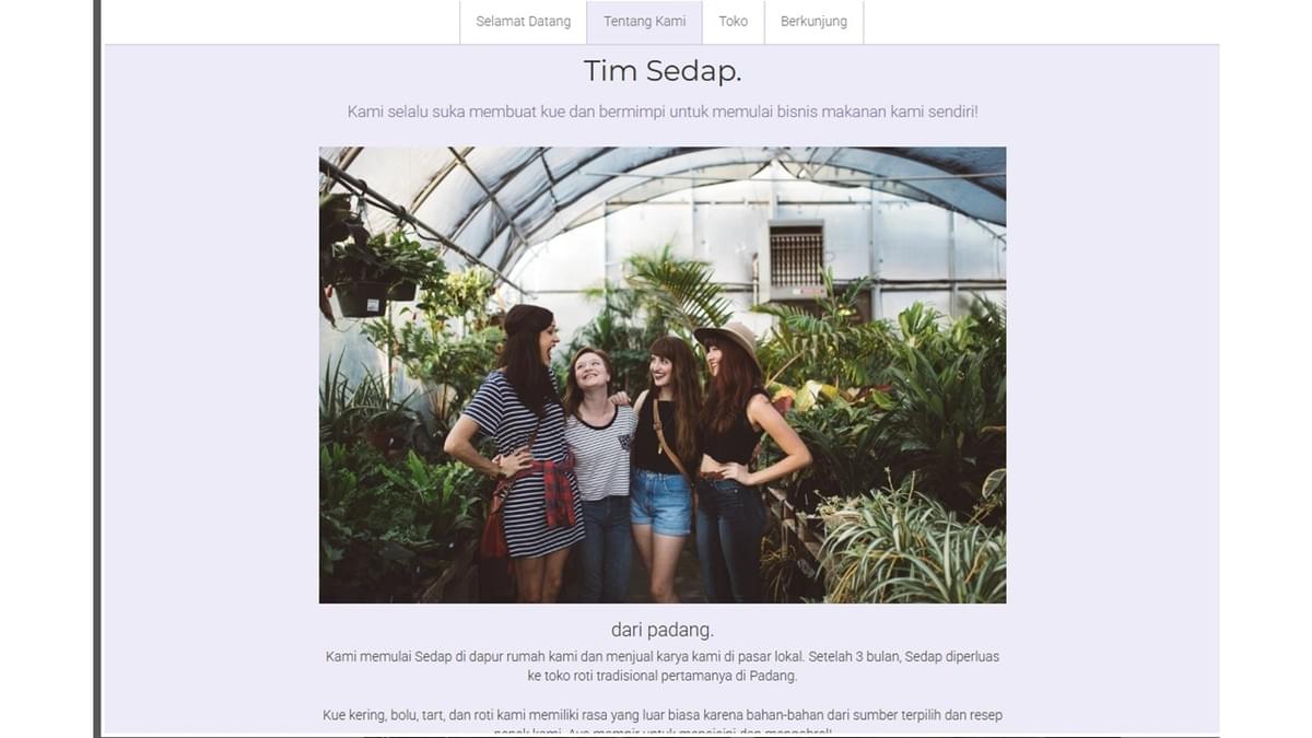 Mencolok - Template Toko Minimal