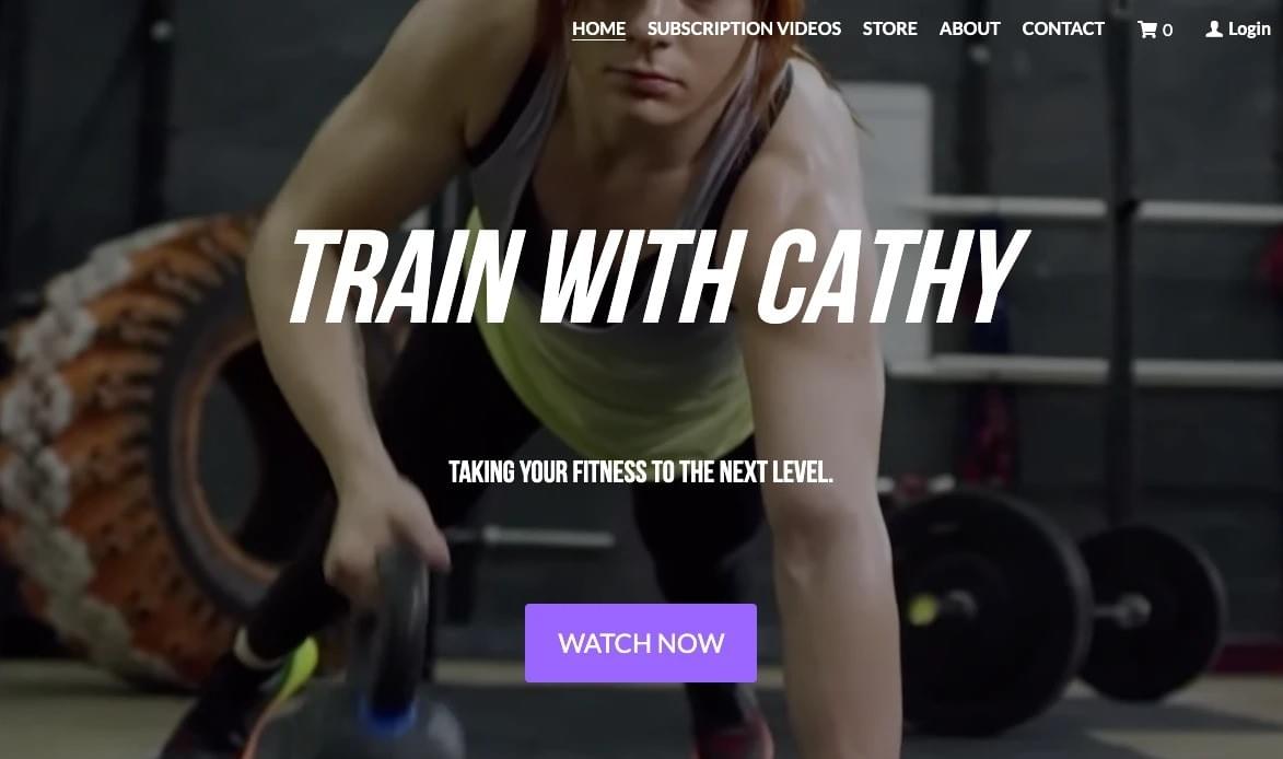 Plantilla de Strikingly