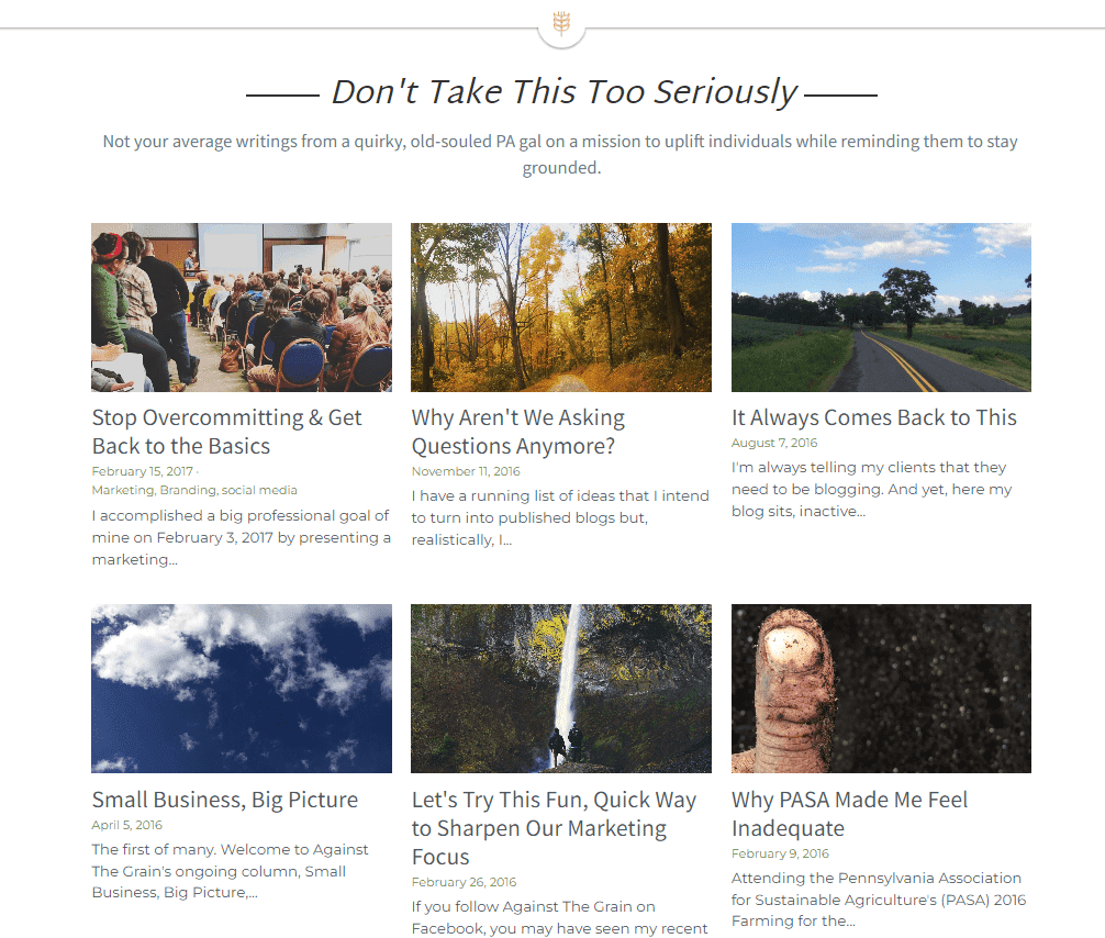 Dowiedz się, jak założyć odnoszący sukcesy blog, taki jak Grain