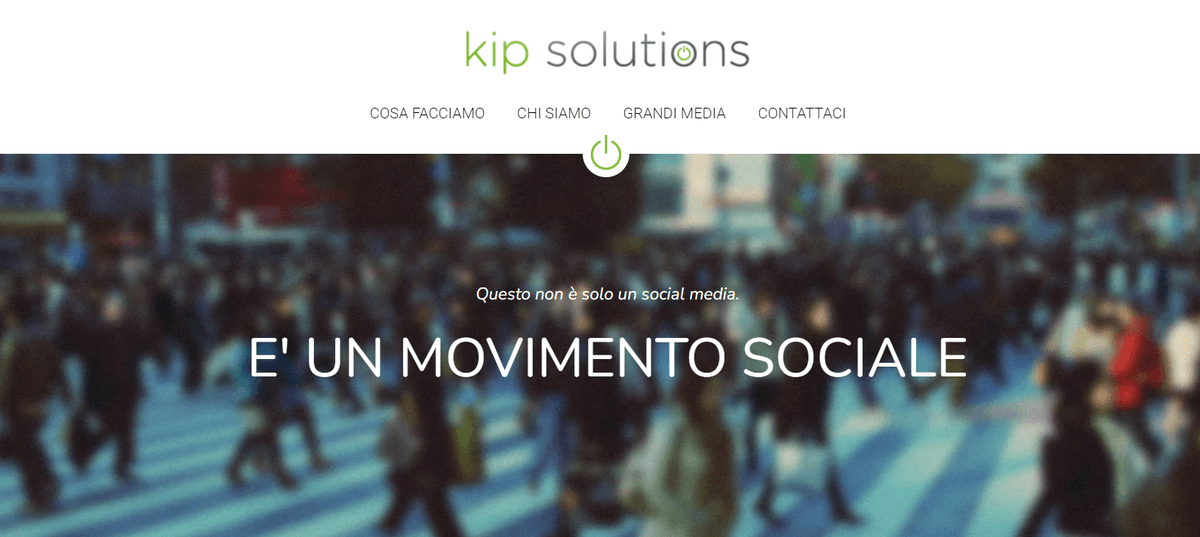 Modello di soluzioni Kip per le pagine di destinazione del sito Web
