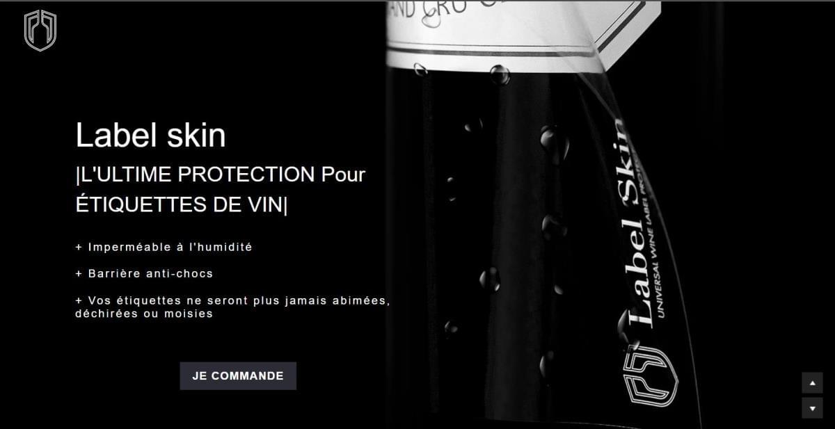 Le site Label Skin Ultimate sur Strikingly
