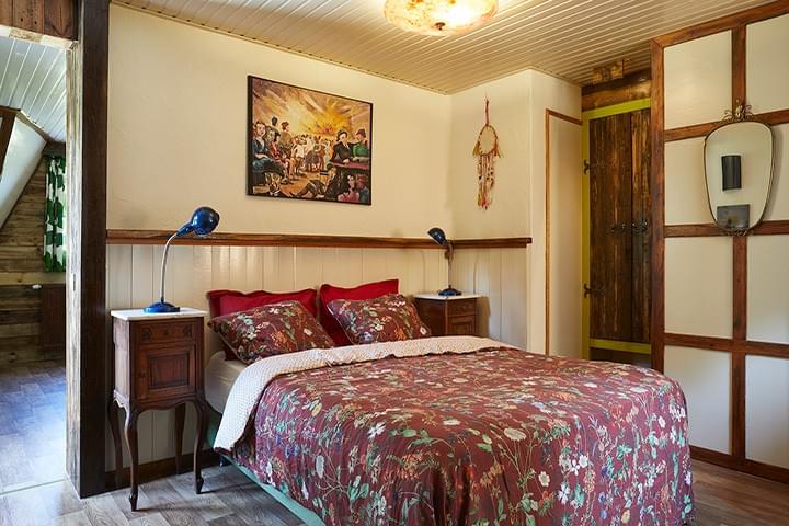 Cabin met houtkachel in de Ardennen