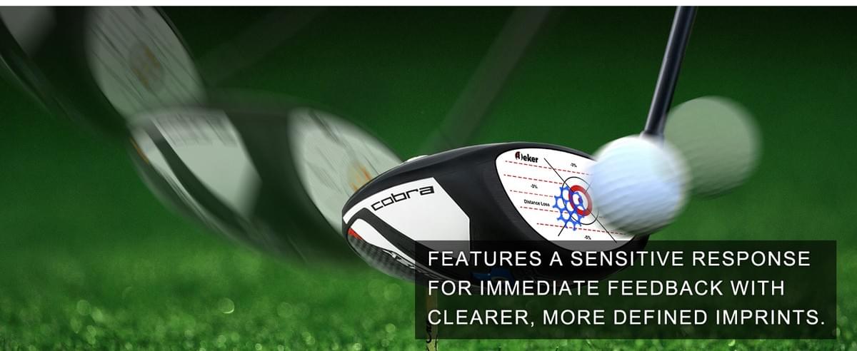 Golf Impact Tape - High-Resolution Strike Stickers for Iron, Wood & Fairway Clubs, Non-Residue, Swin