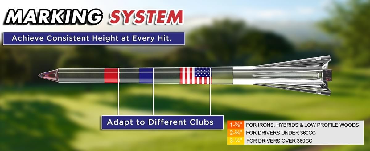 Premium Golf Tees - 5-Prong & 4-Prong Anti-Slip, Enhanced Stability, Unbreakable Golf T 3-1/4