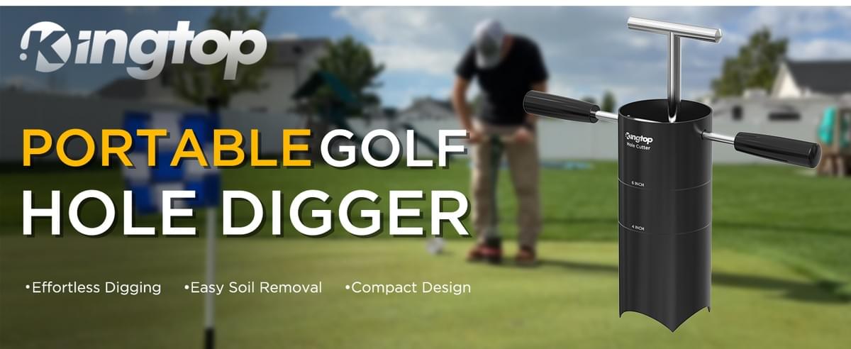 KINGTOP Portable Golf Hole Cutter