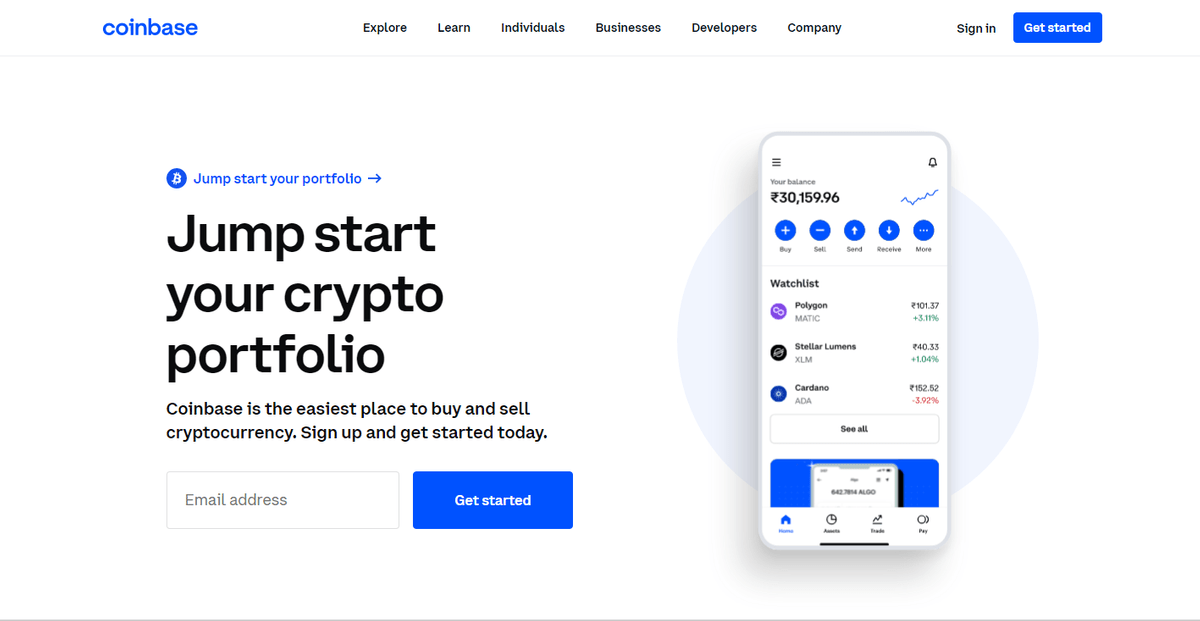 coinbase login