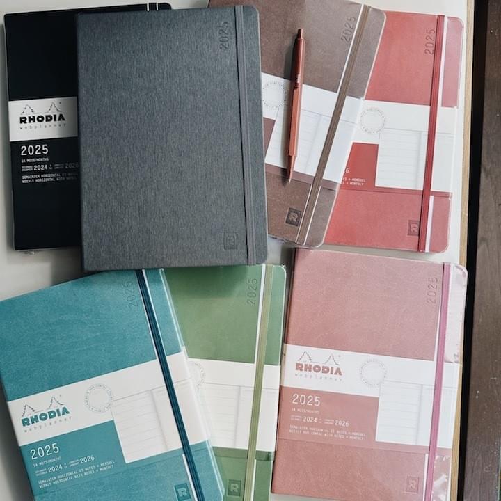 2025 橫式週計畫 手帳 A5 日誌｜法國RHODIA