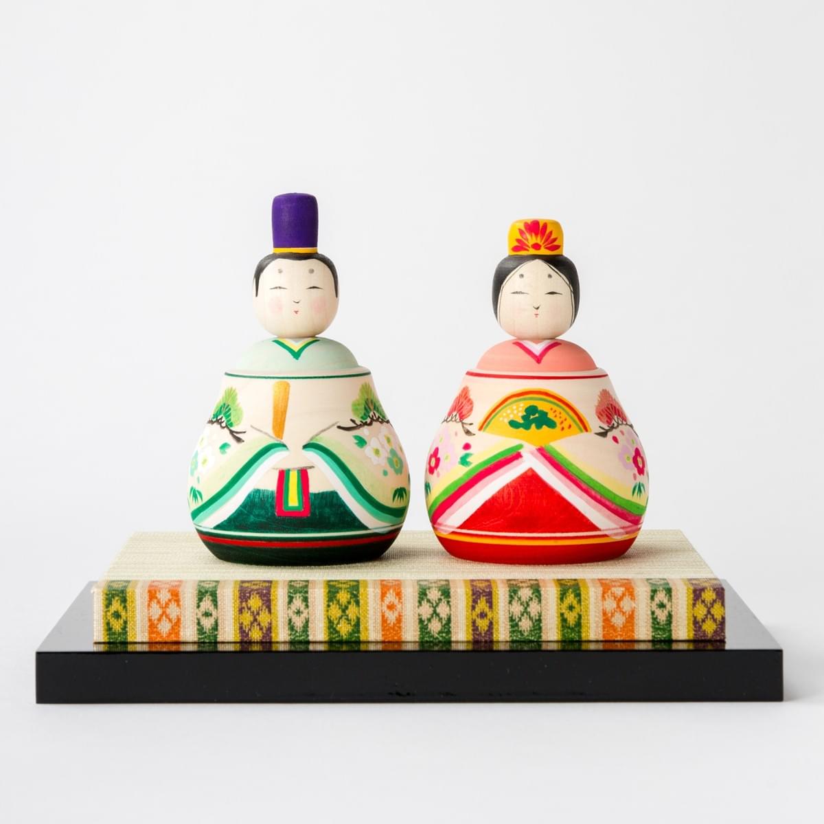 こけし雛人形 平安(大) - 鳴子こけし通信販売／鳴子温泉【松田工房】