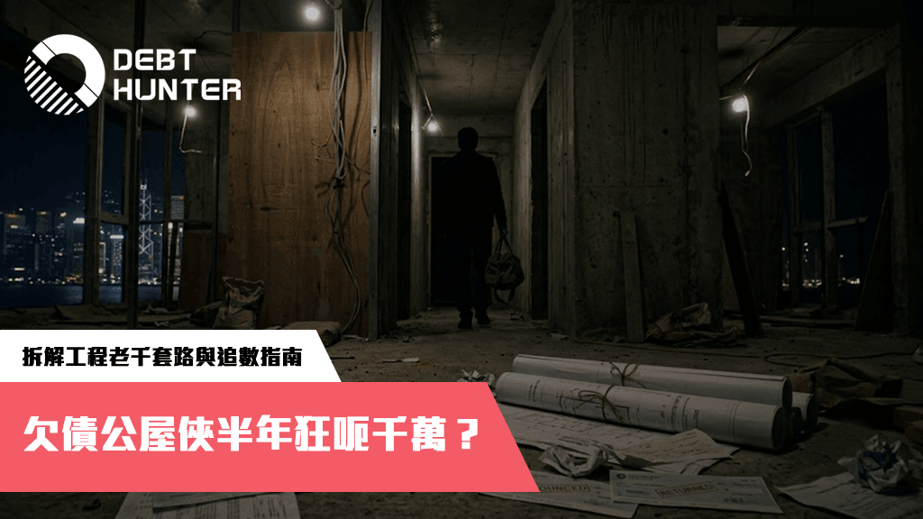 欠債公屋俠半年狂呃千萬？拆解工程老千套路與追數指南