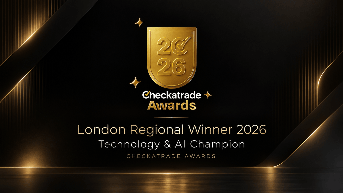 Checkatrade Awards 2026 London Regional Winner – Technology & AI Champion