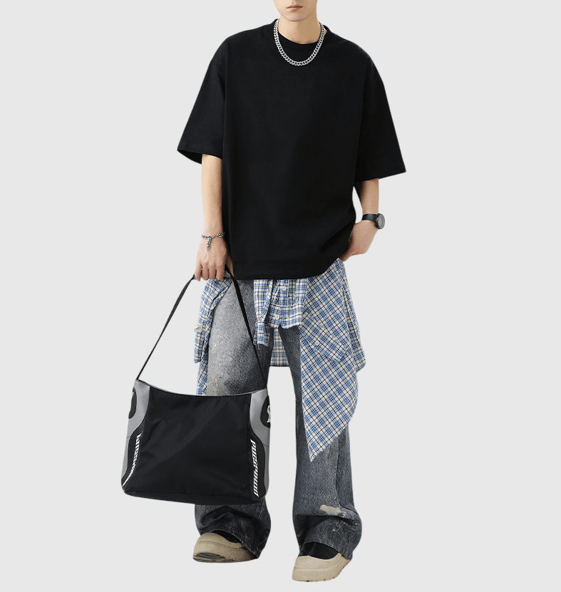 日系基礎文青色系 輕身舒適220g 純棉鬆身落肩短袖 T-Shirt [SBT-1185]