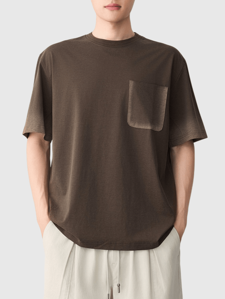 噴色漸層工藝設計 短袖 T-Shirt [CBT-1586]
